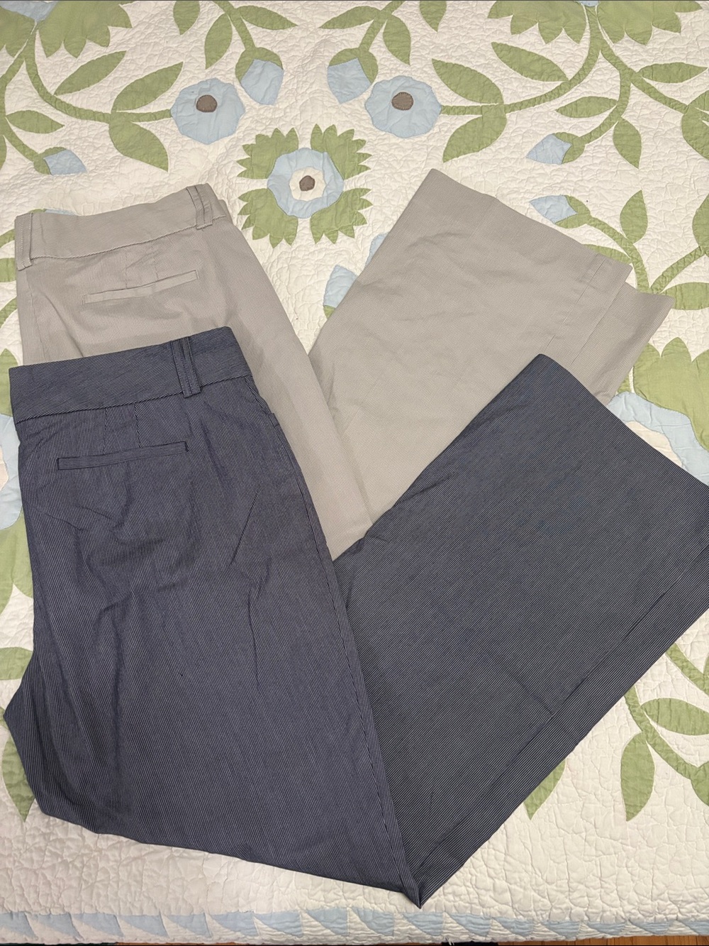 2 Pairs Banana Republic Sloan Fit Pants Size 16 EUC